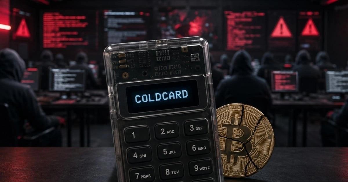Coldcard冷錢包遭駭案延燒！損失突破1.3億鎂，攻擊者擴增至15人