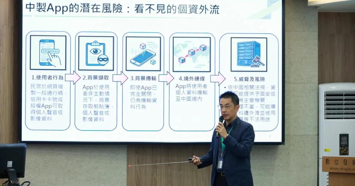 數發部-高德地圖-資安風險-中製 App