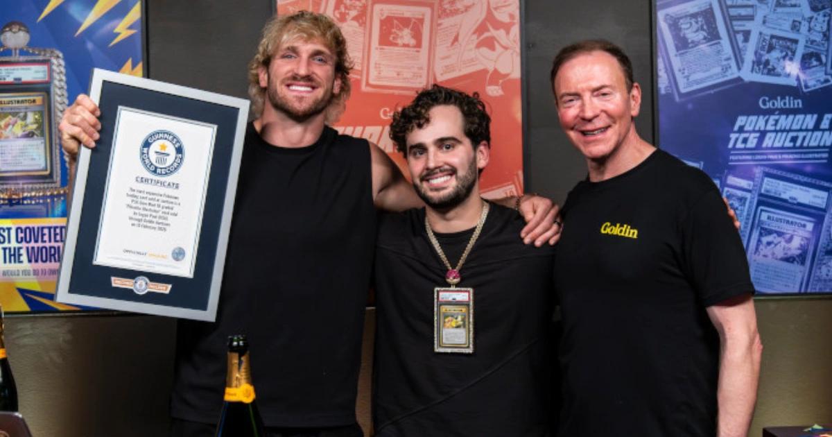 Logan Paul的皮卡丘卡牌成功售出1649萬鎂，但慘遭翻出黑歷史