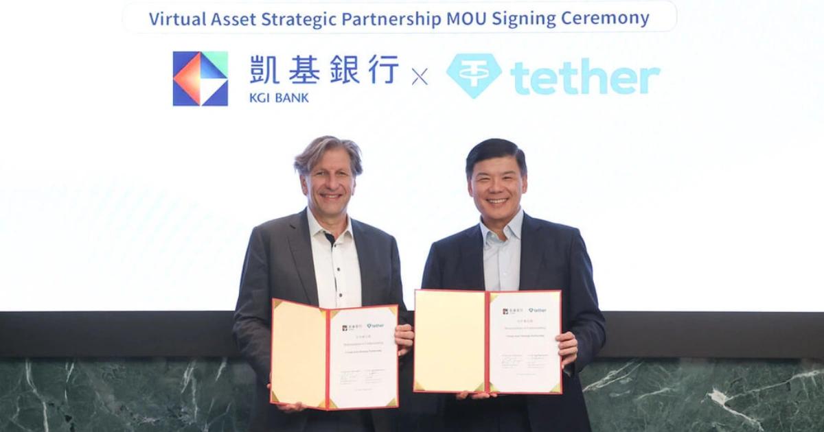 凱基銀行跟Tether簽合作備忘錄！金融搶進Web3，台灣穩定幣起飛？凱基銀行攜手 Tether 簽署 MOU，探索跨境結算與穩定幣應用，為台灣金融業跨入虛擬資產世界揭開序幕，開創區塊鏈支付新契機。
