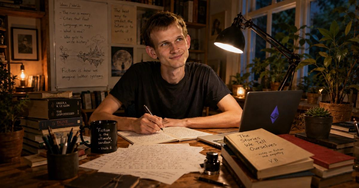 以太坊V神轉寫科幻小說：從DAO探索到AI，一場數位思想實驗開始了