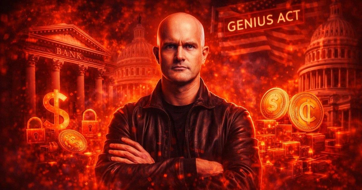 Coinbase CEO批評銀行遊說國會：重審穩定幣天才法案，已越過紅線Coinbase 執行長 Brian Armstrong 反對銀行遊說修改《GENIUS 法案》，強調穩定幣不得被附息化，並視其為加密產業不可退讓的監管紅線。