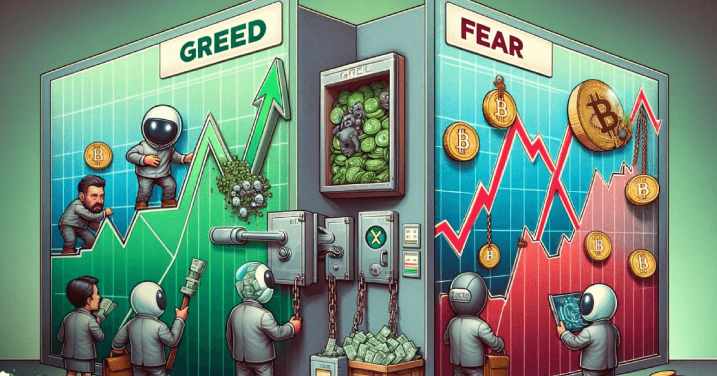 比特幣飆升至 49,000 美元後的大規模回調，帶動整體加密市場的恐懼和貪婪指數急速下跌至中性區域，分析師如何看接下來的市場？是該抄底還是繼續等待？ 抄底機會到了？比特幣貪婪指數變中性，分析師：接下來最可能發生「這件事」 