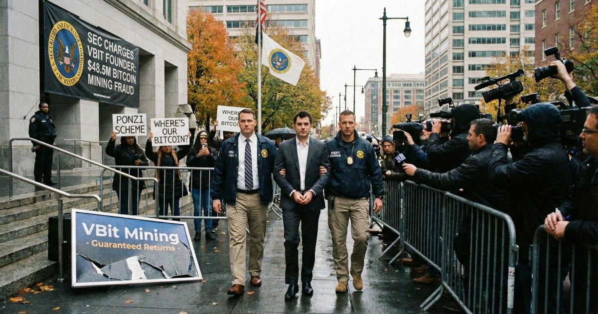 比特幣雲端挖礦成騙局？美國SEC起訴VBit創辦人，涉詐騙4850萬鎂SEC 起訴 VBit 創辦人以雲端挖礦販售未註冊證券，超售合約並挪用資金，6,400 名投資人受害，凸顯代挖礦詐騙風險。
