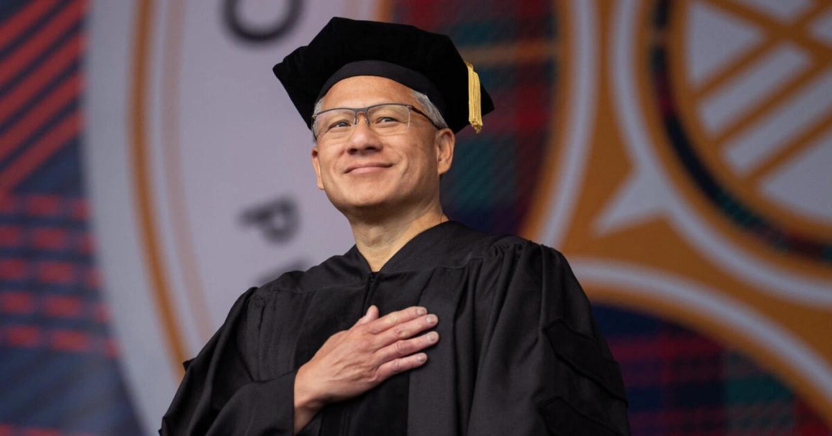 黃仁勳最新大學演講：AI不會取代你，你的職涯一開始就有史上最強武器