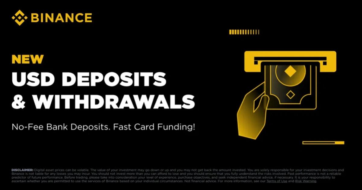 幣安開放全球美元出入金！BPay Global服務啟動，接入SWIFT轉帳方式幣安開通超過 70 國美元直接出入金，使用者可透過 SWIFT 或 Apple Pay 等方式低成本轉帳，提升交易便利性與法幣整合體驗。