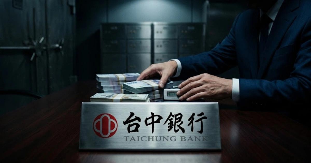銀行業史上最高罰金！台中銀行高管勾結詐團洗錢，金管會重罰3200萬