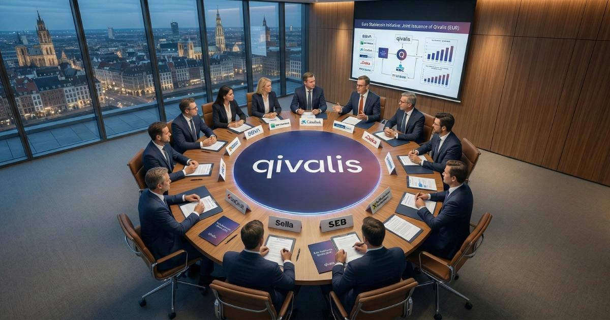 12家歐洲銀行組成Qivalis聯盟！拚2026推歐元穩定幣，挑戰美元市佔｜12 家歐洲銀行組成 Qivalis 聯盟，擬於 2026 年發行歐元穩定幣，依循 MiCA 合規挑戰目前穩定幣市場由美元壟斷的狀況。