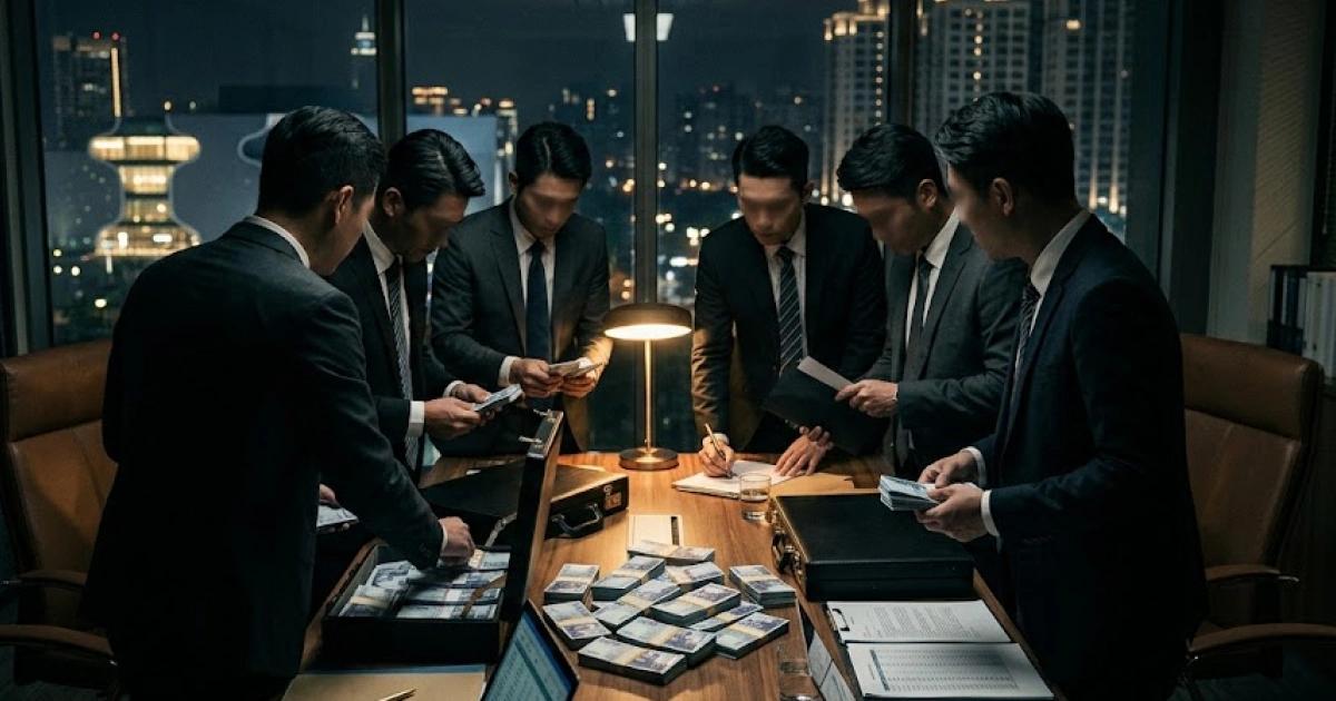 震驚台灣金融界！台中銀行6名高管勾結詐團，涉幫助洗錢36億元｜台中銀行６高管涉勾結詐團，協助開立人頭戶規避洗錢防制，掩護高達36億4,000萬元金流。檢方查扣近2.7億元資產，依違反銀行法與洗錢防制法起訴7人。