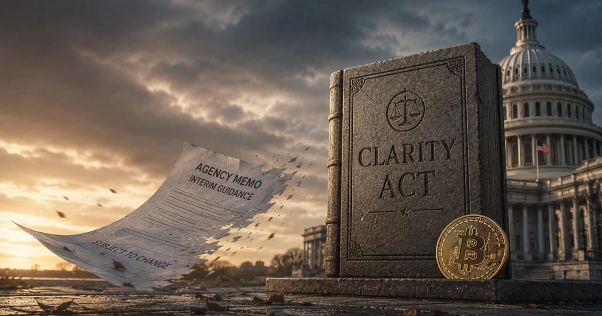再兩天要休會了！CLARITY法案能否過關，這3大劇本一次看懂美國《CLARITY 法案》面臨夏季休會壓力，參院尚未排定表決時程，道德條款等爭議仍待協商，今年能否完成立法充滿變數。