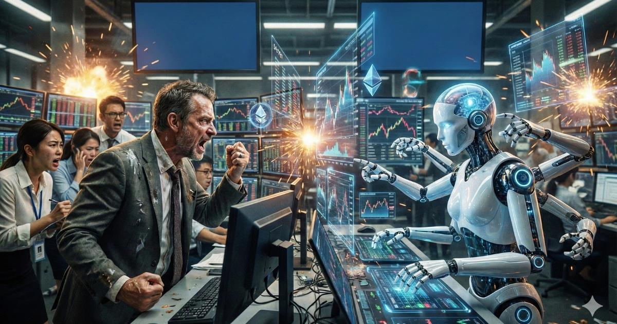 人類與AI之戰出現反轉，人類交易員集體自爆，18人倉位歸零Aster 人類對戰 AI 交易賽風向逆轉，人類隊從獲利 6 萬美元轉為虧損 22 萬美元，AI 穩健操作後來居上。