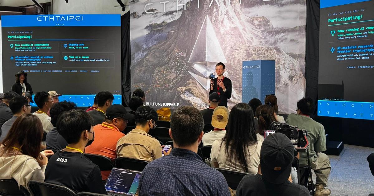 ETHTaipei 2026》V神：上鏈熱潮已過去，AI崛起反讓隱私與去中心化更重要