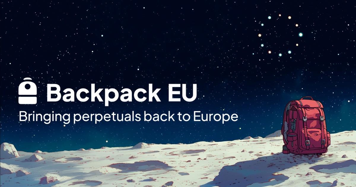 FTX穢土轉生？Backpack EU上線，歐洲人可合法交易加密衍生品Backpack 收購 FTX EU 後成功重啟歐洲業務，打造合規加密衍生品平台，並完成中東、亞洲、歐洲三地監管布局，為市場重建信任提供新範式。