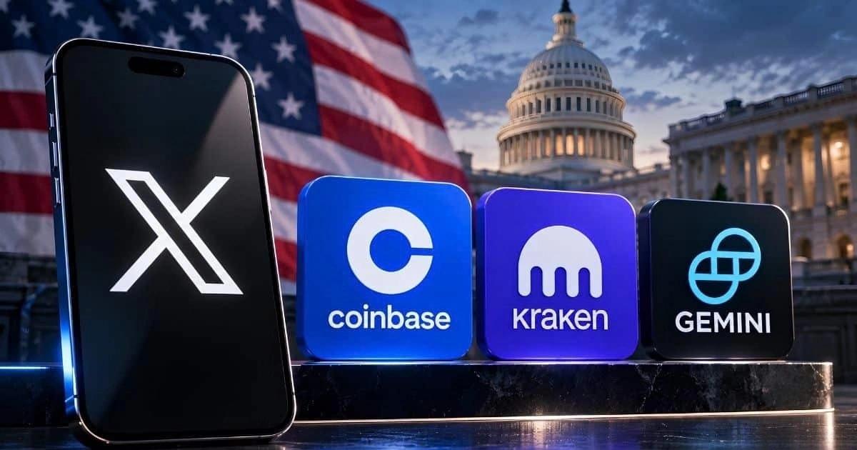 馬斯克X變身加密交易入口！點擊$BTC一鍵導流Coinbase、Kraken社群平台 X 在美國推出 Cashtag 合作夥伴計畫，讓用戶在貼文中點擊代號後直接導向合作券商進行交易。