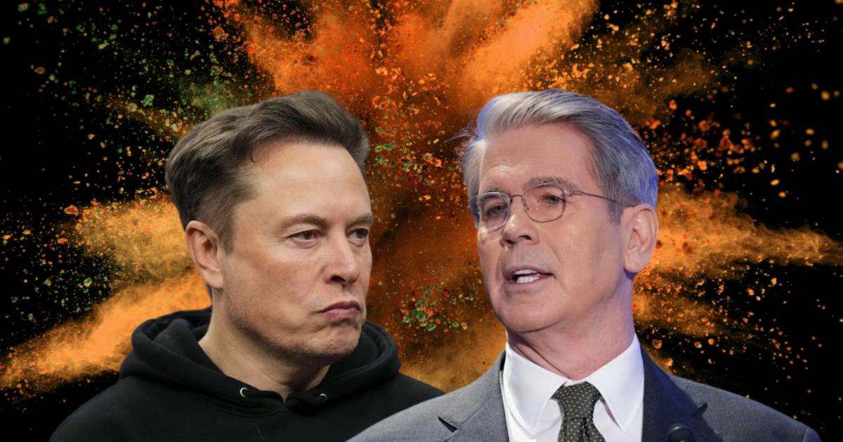 白宮上演WWE摔角？馬斯克、美財長爆衝突，場面火爆到幕僚緊急介入馬斯克與財長貝森特因國稅局人事爆激烈衝突，白宮現場失控，牽動川普政府內部權力與加密政治風暴。