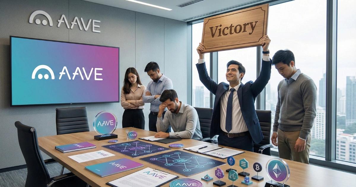 僅3.5%支持！Aave品牌主權提案遭壓倒性否決，但仍留下制度性課題Aave 品牌資產移交 DAO 的治理提案遭否決，高比例棄權凸顯程序爭議，也讓代幣與開發實體間的權力與利益矛盾全面浮上檯面。