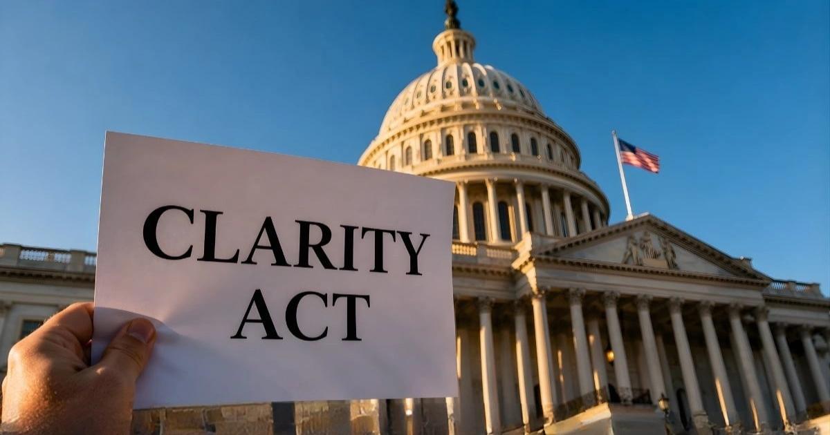 超百家加密企業呼籲：美國國會應速審CLARITY法案，否則技術資金恐出走