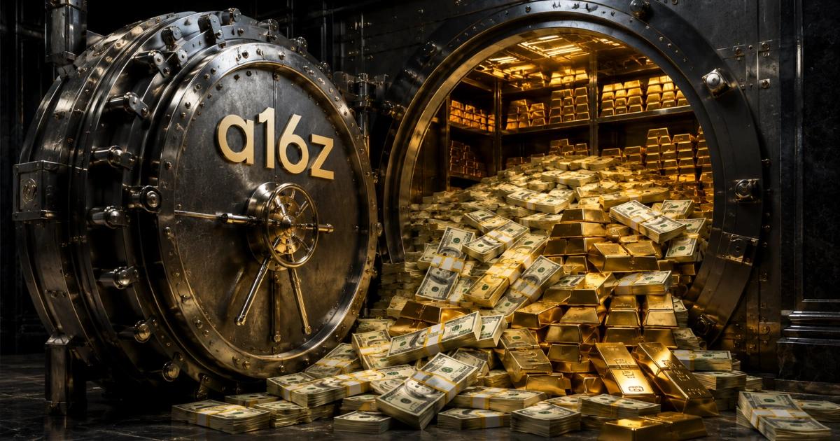 a16z砸22億鎂成立新加密基金！堅信基本面達歷史高點，推動產業走向實用