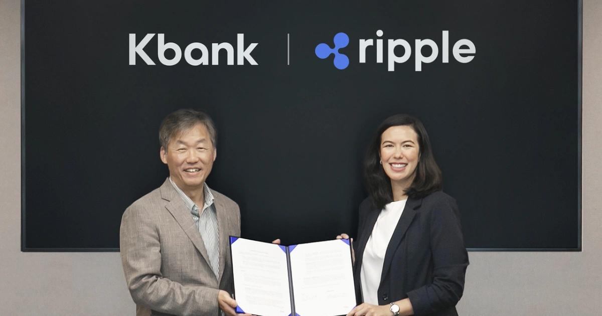 KBank-Ripple-跨境匯款-首爾總部簽約