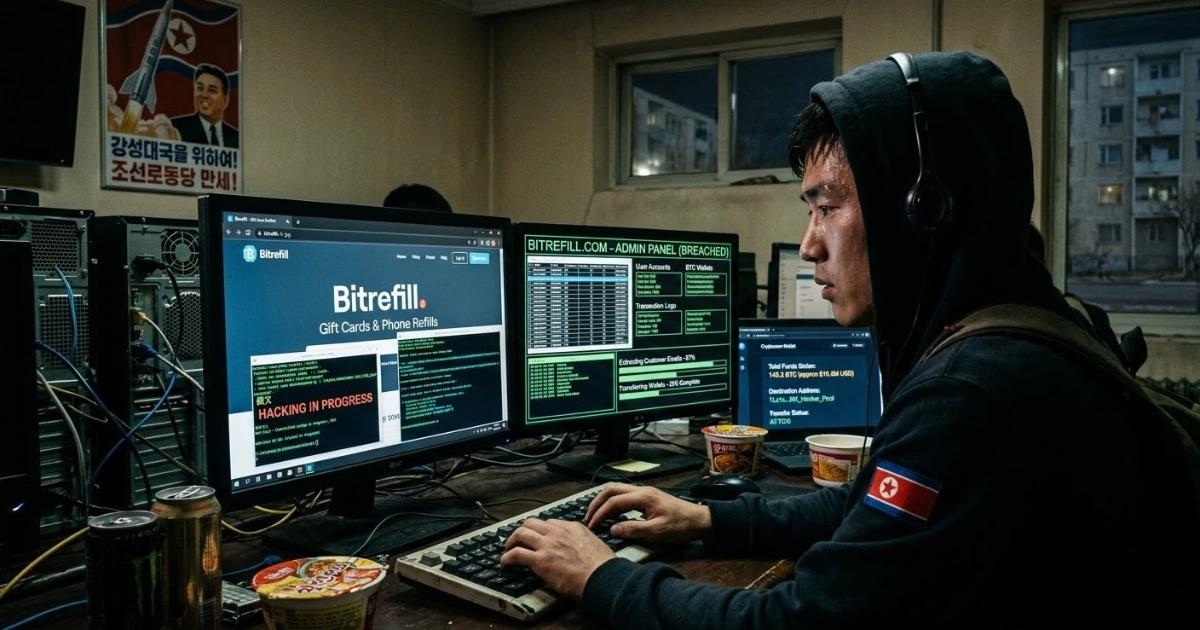 又是北韓駭客？加密貨幣電商Bitrefill交易資料外洩，疑與拉撒路有關Bitrefill 遭拉撒路集團精準滲透，熱錢包遭清空、1.85 萬筆紀錄受影響，北韓駭客威脅再度浮上檯面。