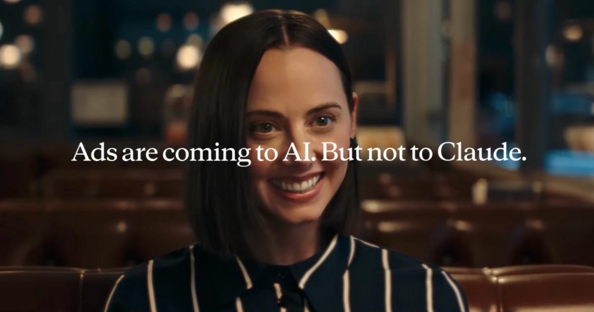 Claude超級盃廣告開戰！嘲諷ChatGPT置入廣告，Altman發文反擊Anthropic 在超級盃廣告對嗆 OpenAI，強調 Claude 無廣告設計，凸顯生成式 AI 的信任分歧。