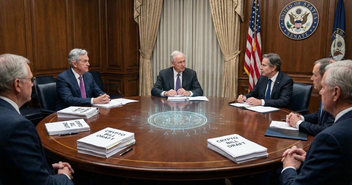 穩定幣利息惹議，三大銀行與參議員閉門會議，共同協商加密法案美國三大銀行執行長將與跨黨派參議員閉門會談，聚焦穩定幣利息、監管邊界與非法用途，並影響加密市場結構法案的最終走向。