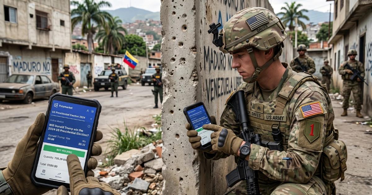 美軍現役士官被抓！涉委內瑞拉行動內線交易，在預測市場海撈40萬鎂｜美軍特種部隊士官遭司法部起訴，指其利用參與行動的機密資訊，在 Polymarket 針對拘捕委內瑞拉總統馬杜洛進行內線下注，獲利逾 40 萬美元。