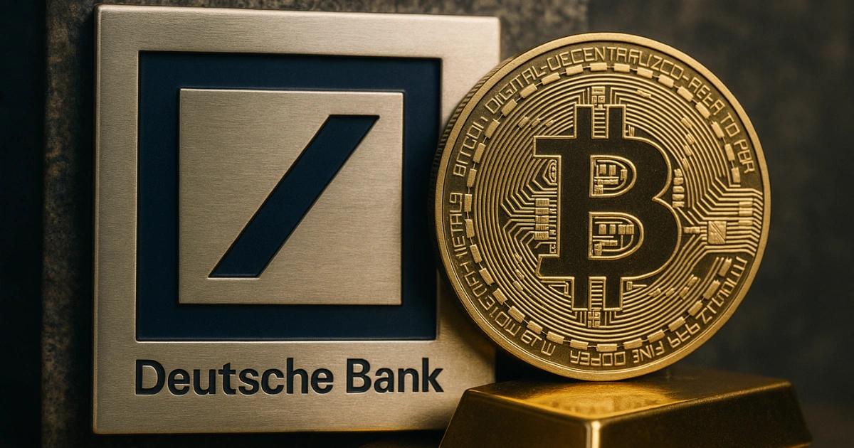 跟黃金同地位！德意志銀行：比特幣2030年將列入央行資產負債表德銀預測比特幣將與黃金並列為央行儲備資產，稀缺性與制度化推動其價值重構，政策支持與地緣風險加深比特幣避險角色地位。