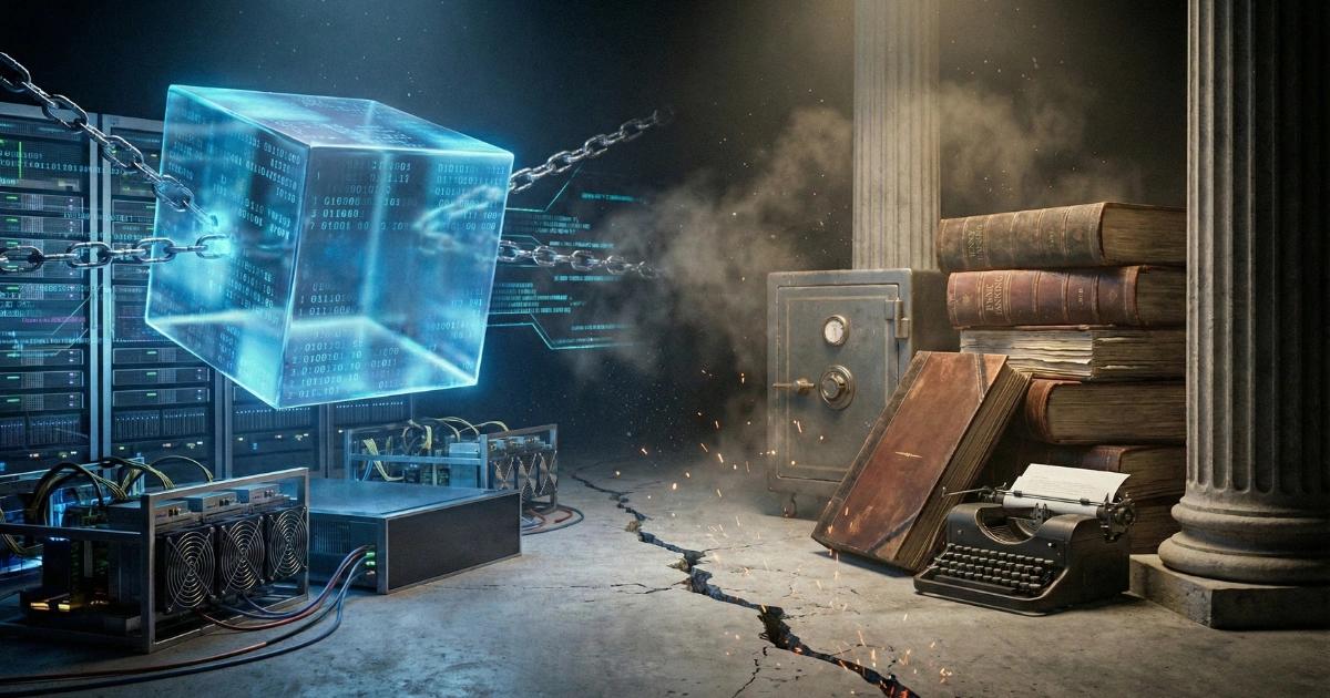 銀行需跟上時代！當三式記帳成為新標準：為何加密帳本將取代銀行帳本？區塊鏈以三式記帳取代銀行復式記帳，透過不可篡改的共享帳本消除信任與對帳成本，在穩定幣推動下，正迫使銀行於效率與邊緣化之間做出選擇。