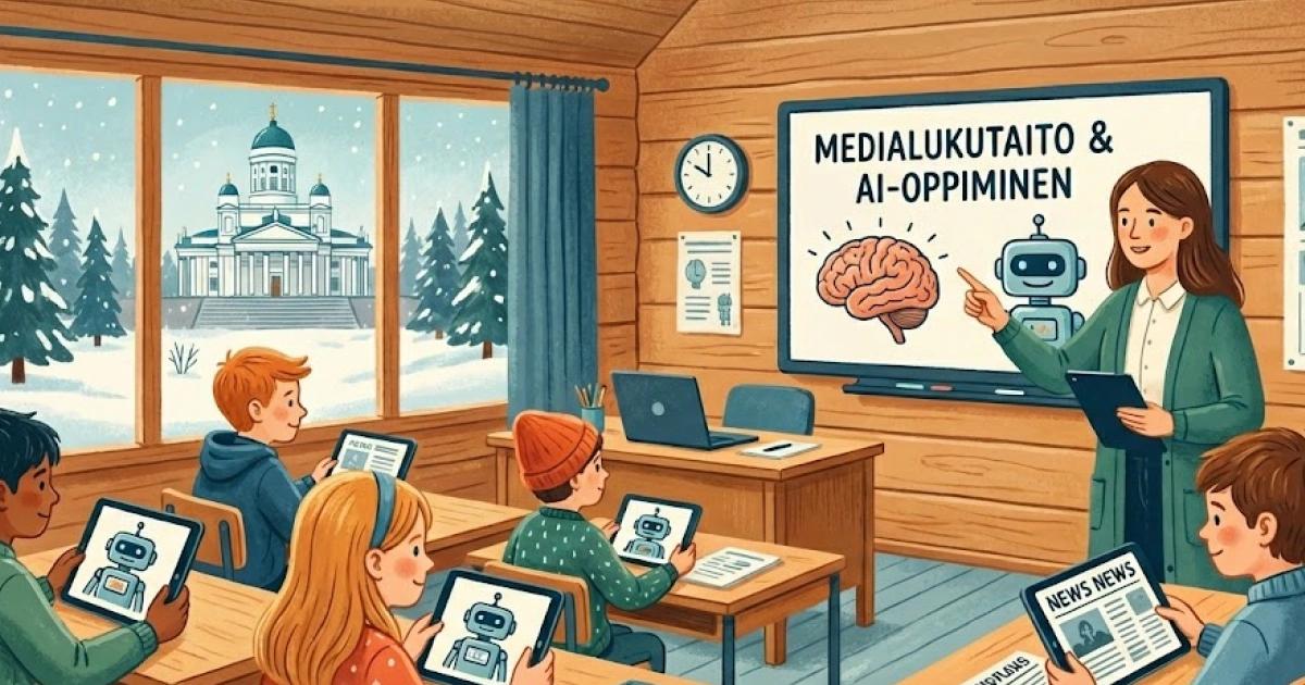 值得台灣借鏡？芬蘭兒童3歲開始學媒體識讀，更把AI假消息辨識納入課程芬蘭從兒童 3 歲時就推動媒體識讀教育，並將 AI 辨識納入課程以應對假消息。相較之下，台灣民眾媒體識讀能力面臨挑戰，查證比例偏低，芬蘭的教育模式或許值得借鏡。