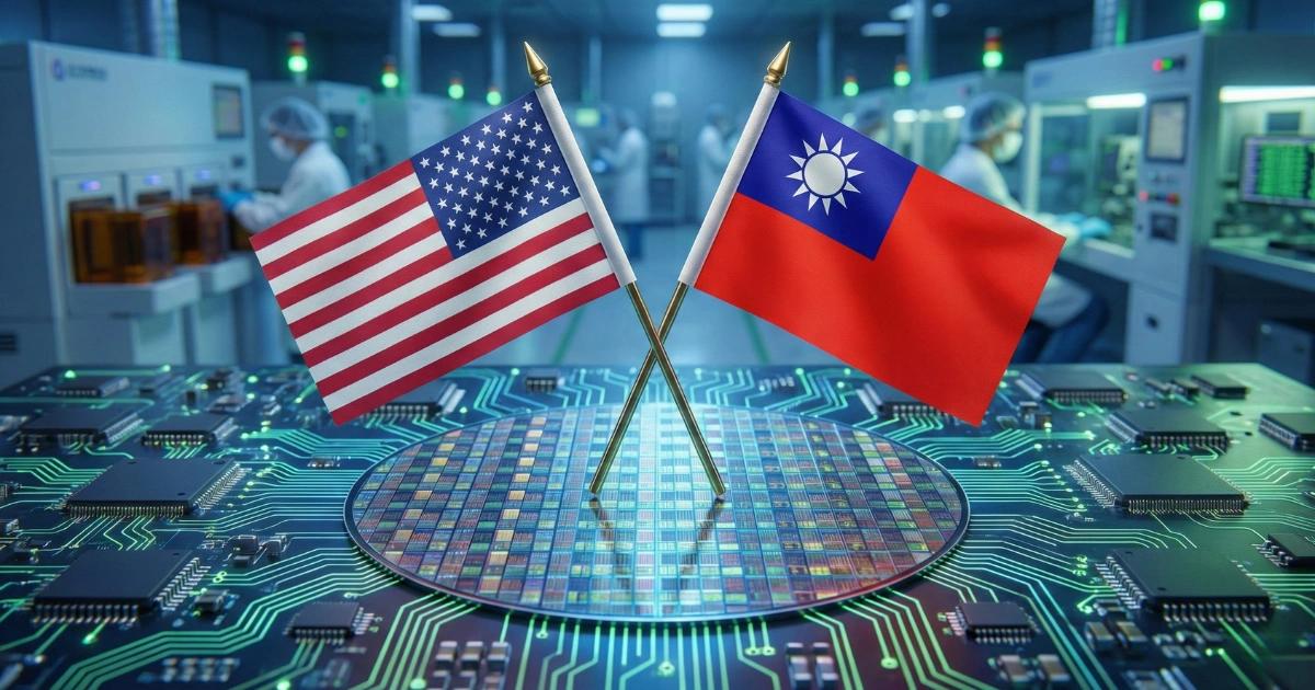 台美關稅拍板15%！彭博：美國換到台積電供應鏈，台灣需加碼投資5千億鎂台美達成關鍵貿易協議，對台關稅降至 15%，換取 5,000 億美元投資承諾，美國以半導體供應鏈安全為核心，提前固化關稅與產業布局。