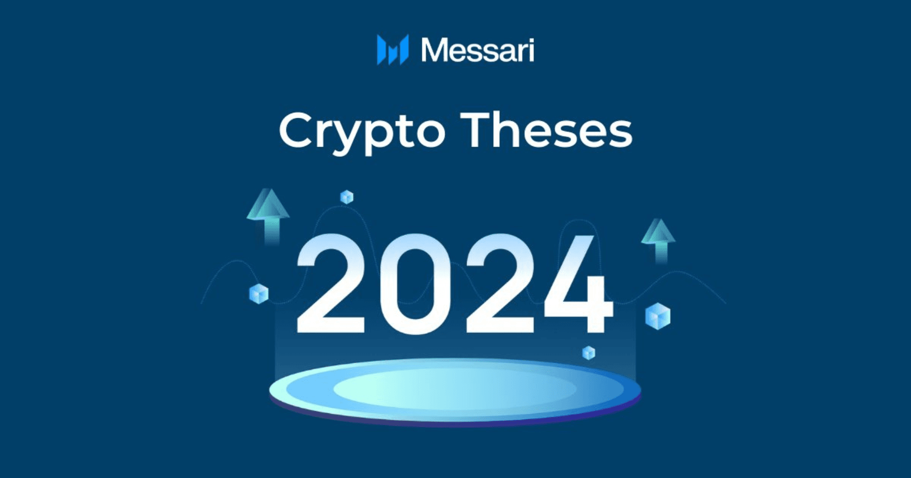 Messari 發布了《Messari Theses 2024》，報告預測了2024 年的十大投資趨勢，其中包括對比特幣的強烈看好，看空以太坊，看好 AI 與加密貨幣的結合，以及 DePIN 等。看好比特幣、看空以太坊！Messari 揭明年十大投資趨勢：押注 2 個新敘事