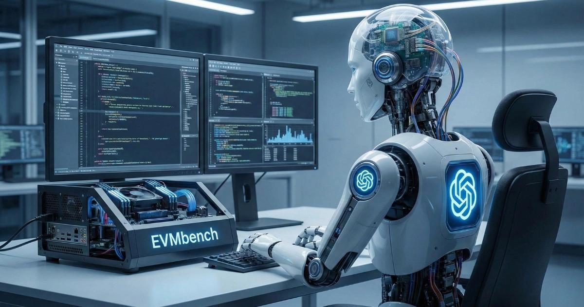 AI審計進入實戰，OpenAI發佈EVMbench，強化智能合約安全評等｜OpenAI 攜手 Paradigm 推出 EVMbench，實測 AI 代理在 EVM 合約攻防能力，揭示攻強守弱隱憂。