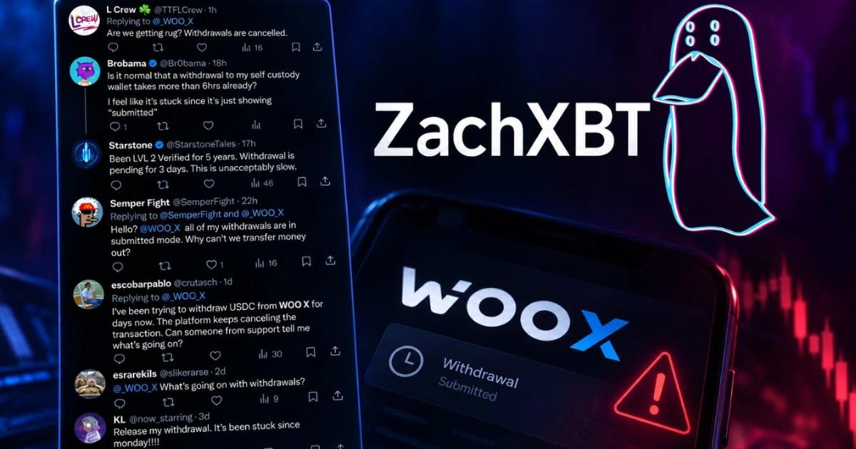 WOO X驚傳部分用戶提幣卡死、遭鏈上偵探點名!官方回應:正在調查